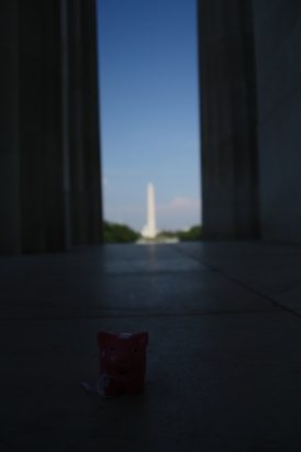 View from the Lincoln Memorial - DC May 2014